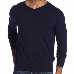 XRAY V-Neck Sweater, Color Navy Blue, Size S